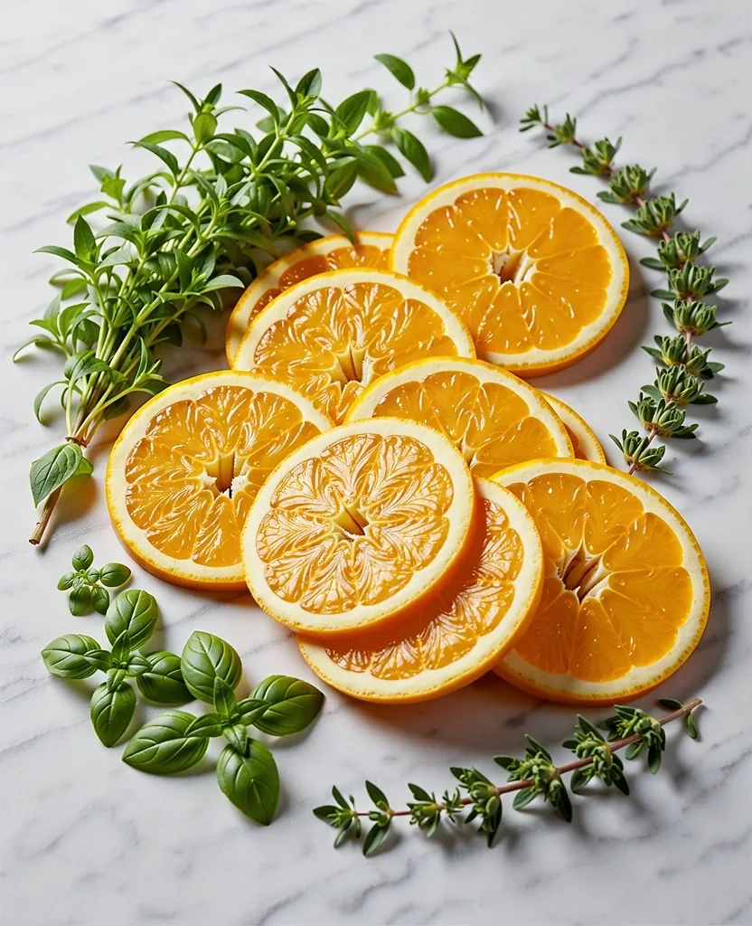 Botanical study of citrus and herbs